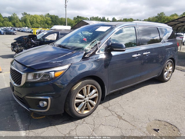 45203729 :رقم المزاد ، KNDME5C13G6156108 vin ، 2016 Kia Sedona Sx Luxury مزاد بيع