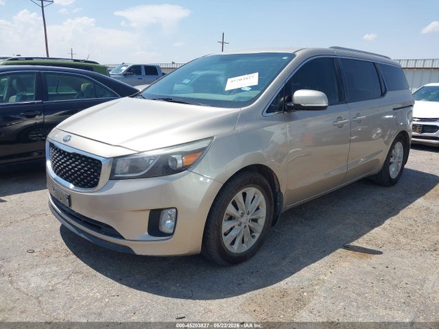 2016 Kia Sedona Ex მანქანა იყიდება აუქციონზე, vin: KNDMC5C17G6185035, აუქციონის ნომერი: 45203827
