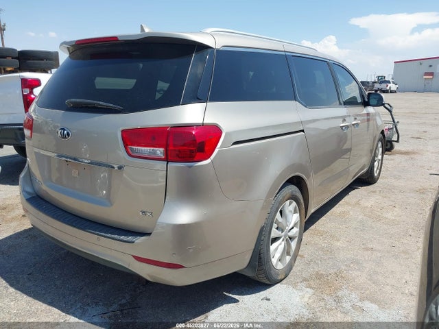 2016 Kia Sedona Ex მანქანა იყიდება აუქციონზე, vin: KNDMC5C17G6185035, აუქციონის ნომერი: 45203827