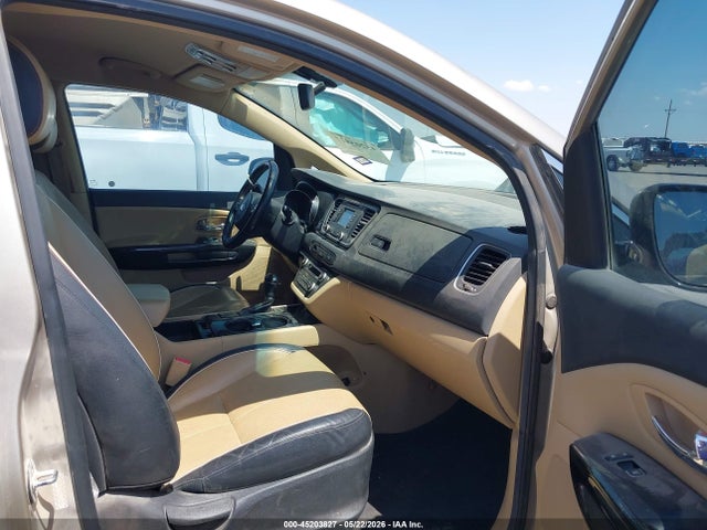 2016 Kia Sedona Ex მანქანა იყიდება აუქციონზე, vin: KNDMC5C17G6185035, აუქციონის ნომერი: 45203827