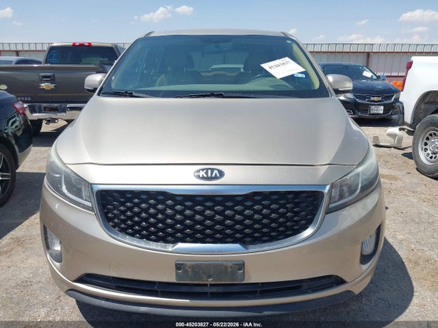 2016 Kia Sedona Ex მანქანა იყიდება აუქციონზე, vin: KNDMC5C17G6185035, აუქციონის ნომერი: 45203827