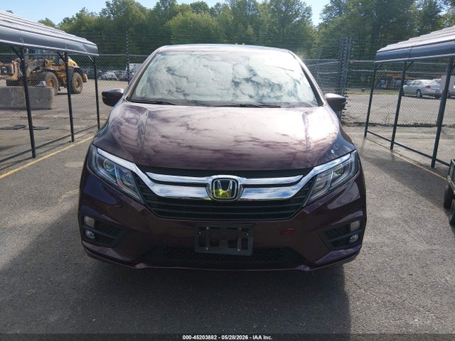 2018 Honda Odyssey Ex-l მანქანა იყიდება აუქციონზე, vin: 5FNRL6H79JB090576, აუქციონის ნომერი: 45203882