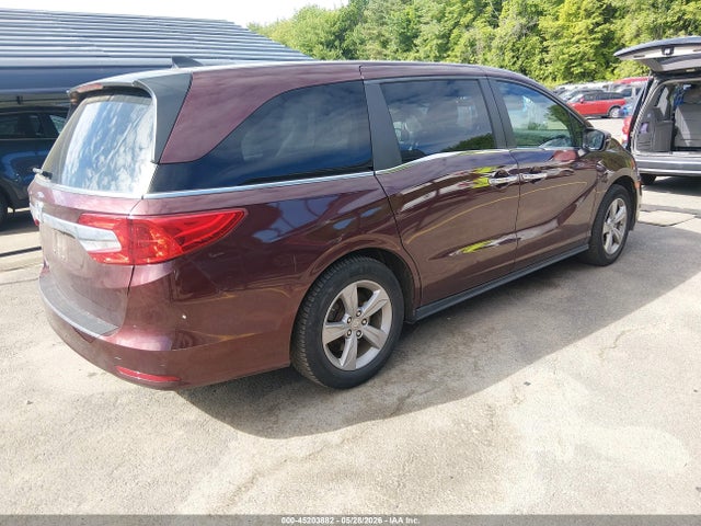 2018 Honda Odyssey Ex-l მანქანა იყიდება აუქციონზე, vin: 5FNRL6H79JB090576, აუქციონის ნომერი: 45203882
