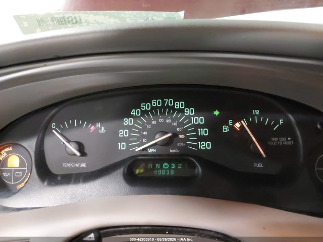 2001 Buick Century Custom მანქანა იყიდება აუქციონზე, vin: 2G4WS52J311307669, აუქციონის ნომერი: 45203910