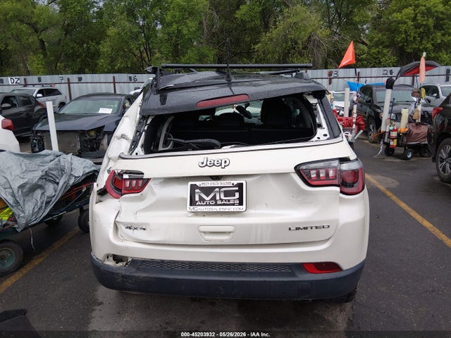 Продажа на аукционе авто 2018 Jeep Compass Limited 4x4, vin: 3C4NJDCB4JT373036, номер лота: 45203932