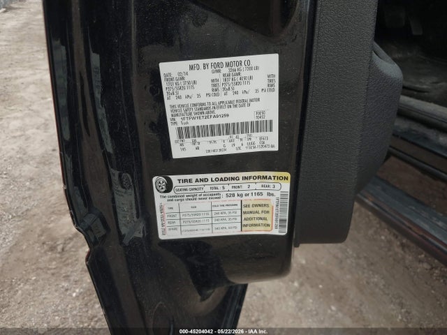 Продаж на аукціоні авто 2014 Ford F-150 Fx4, vin: 1FTFW1ET2EFA91259, номер лоту: 45204042