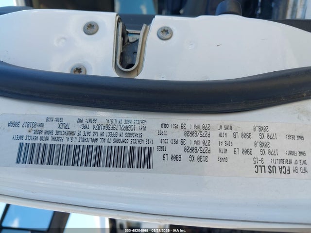 2015 Ram 1500 Big Horn მანქანა იყიდება აუქციონზე, vin: 1C6RR7LT9FS641874, აუქციონის ნომერი: 45204065