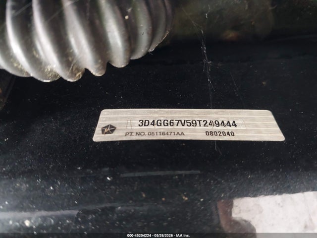Продажа на аукционе авто 2009 Dodge Journey R/t, vin: 3D4GG67V59T249444, номер лота: 45204224