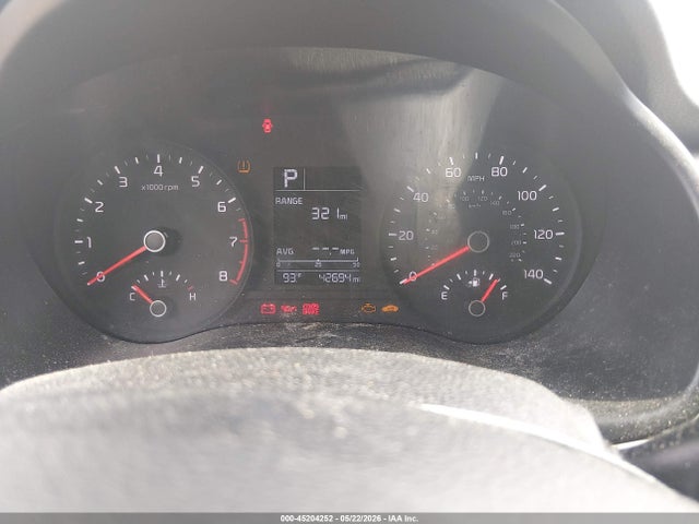 2022 Kia Rio S მანქანა იყიდება აუქციონზე, vin: 3KPA24AD6NE440987, აუქციონის ნომერი: 45204252