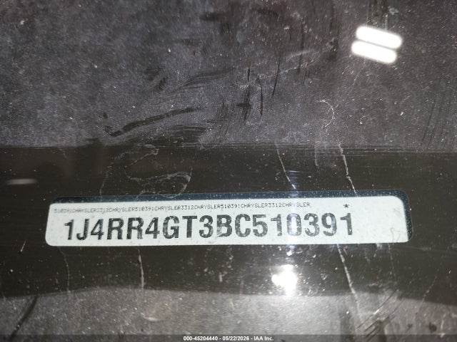 45204440 :رقم المزاد ، 1J4RR4GT3BC510391 vin ، 2011 Jeep Grand Cherokee Laredo مزاد بيع