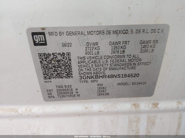 Chevrolet Blazer Awd 2lt 2022 3GNKBHR48NS194520 Image 9