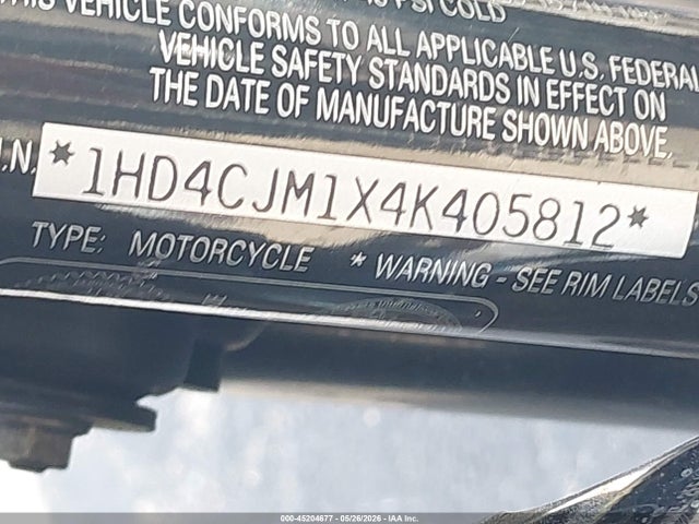 Продажа на аукционе авто 2004 Harley-davidson Xl883 C, vin: 1HD4CJM1X4K405812, номер лота: 45204677