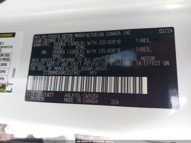 Lexus Rx 350h Premium 2024 2T2BBMCA9RC037867 Image 9