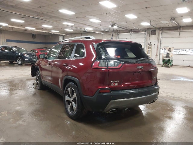 2019 Jeep Cherokee Limited 4x4 მანქანა იყიდება აუქციონზე, vin: 1C4PJMDX9KD124659, აუქციონის ნომერი: 45205223