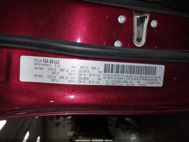 2019 Jeep Cherokee Limited 4x4 მანქანა იყიდება აუქციონზე, vin: 1C4PJMDX9KD124659, აუქციონის ნომერი: 45205223