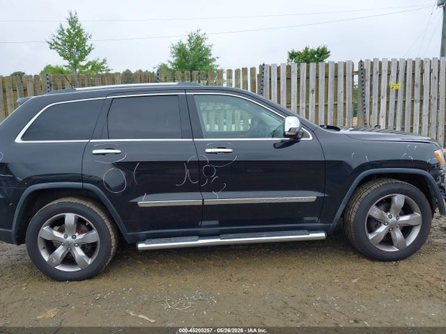 2012 Jeep Grand Cherokee Overland მანქანა იყიდება აუქციონზე, vin: 1C4RJFCG7CC287694, აუქციონის ნომერი: 45205257