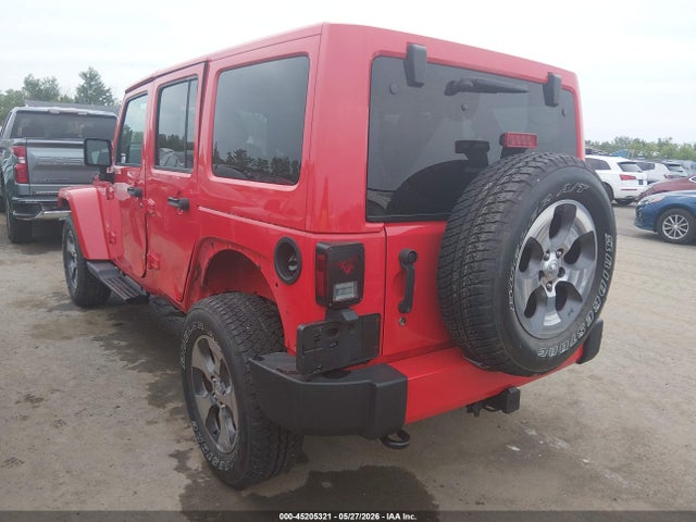 Aukcja sprzedaży 2018 Jeep Wrangler Jk Unlimited Sahara 4x4, vin: 1C4BJWEG2JL821390, numer aukcji: 45205321