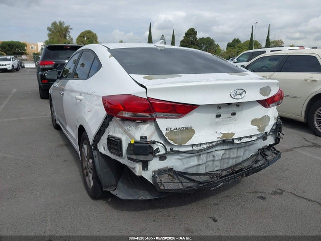 Продаж на аукціоні авто 2018 Hyundai Elantra Sel, vin: 5NPD84LF9JH382793, номер лоту: 45205465