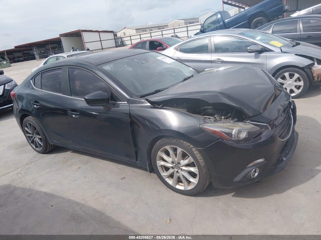 2014 Mazda Mazda3 S Grand Touring მანქანა იყიდება აუქციონზე, vin: JM1BM1W38E1179815, აუქციონის ნომერი: 45205527