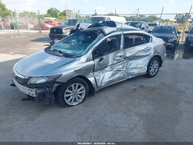 45205611 :رقم المزاد ، 2HGFB2F85CH307887 vin ، 2012 Honda Civic Ex مزاد بيع