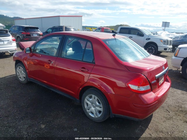 2010 Nissan Versa 1.8s მანქანა იყიდება აუქციონზე, vin: 3N1BC1AP3AL434020, აუქციონის ნომერი: 45205695