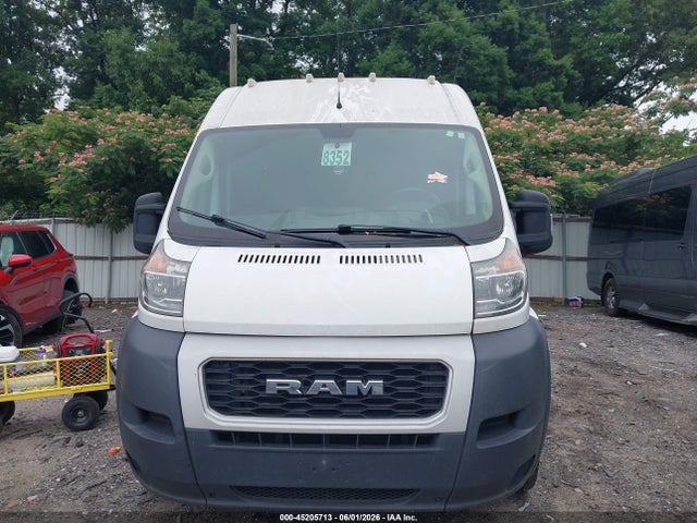 45205713 :رقم المزاد ، 3C6LRVBG9ME506361 vin ، 2021 Ram Promaster 1500 High Roof 136 Wb مزاد بيع