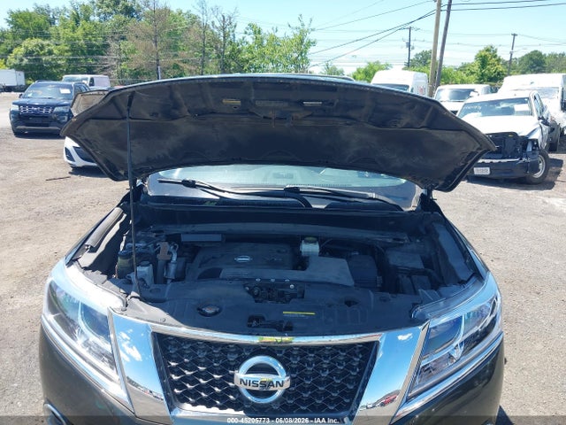 2016 Nissan Pathfinder Platinum მანქანა იყიდება აუქციონზე, vin: 5N1AR2MM5GC605347, აუქციონის ნომერი: 45205773