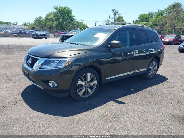 2016 Nissan Pathfinder Platinum მანქანა იყიდება აუქციონზე, vin: 5N1AR2MM5GC605347, აუქციონის ნომერი: 45205773