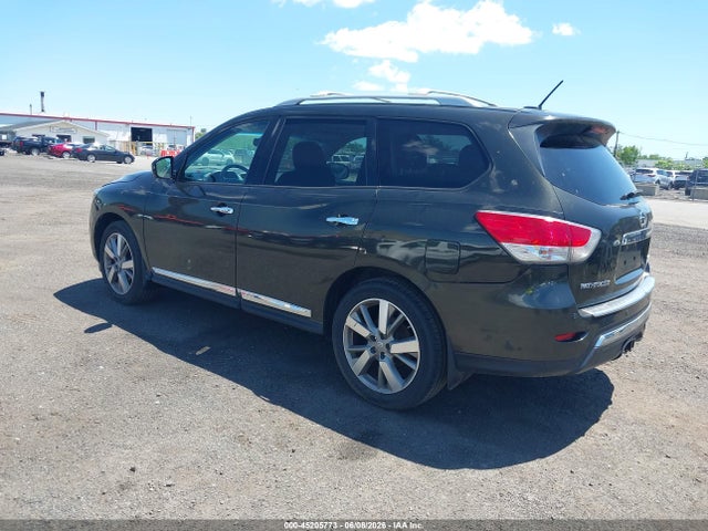 2016 Nissan Pathfinder Platinum მანქანა იყიდება აუქციონზე, vin: 5N1AR2MM5GC605347, აუქციონის ნომერი: 45205773