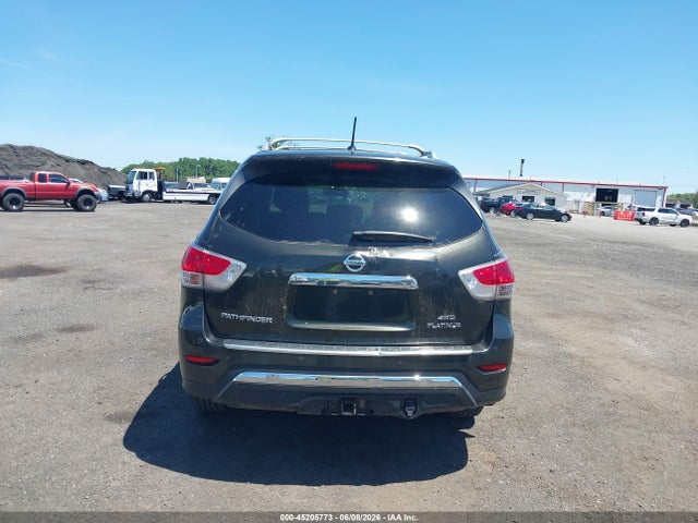 2016 Nissan Pathfinder Platinum მანქანა იყიდება აუქციონზე, vin: 5N1AR2MM5GC605347, აუქციონის ნომერი: 45205773