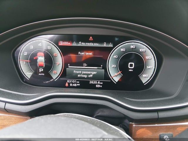 45205833 :رقم المزاد ، WAUCBCF5XNA034179 vin ، 2022 Audi A5 Sportback Premium Plus 40 Tfsi Quattro S Tronic مزاد بيع