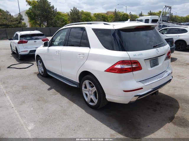 2015 Mercedes-benz Ml 400 4matic მანქანა იყიდება აუქციონზე, vin: 4JGDA5GB9FA483862, აუქციონის ნომერი: 45206072