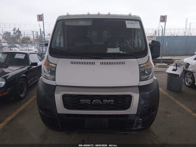45206172 :رقم المزاد ، 3C6TRVAG0LE114966 vin ، 2020 Ram Promaster 1500 Low Roof 136 Wb مزاد بيع