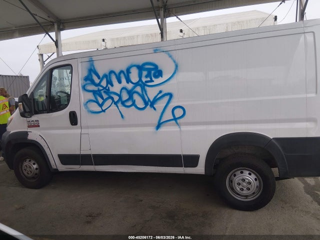 45206172 :رقم المزاد ، 3C6TRVAG0LE114966 vin ، 2020 Ram Promaster 1500 Low Roof 136 Wb مزاد بيع