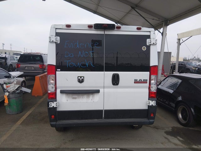 45206172 :رقم المزاد ، 3C6TRVAG0LE114966 vin ، 2020 Ram Promaster 1500 Low Roof 136 Wb مزاد بيع
