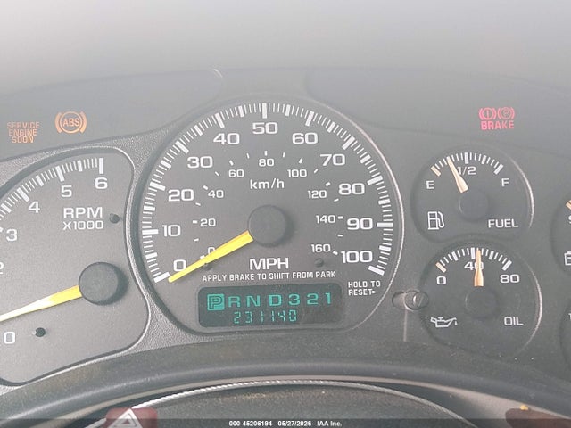 2000 Chevrolet Suburban 1500 Lt მანქანა იყიდება აუქციონზე, vin: 3GNEC16T3YG211485, აუქციონის ნომერი: 45206194