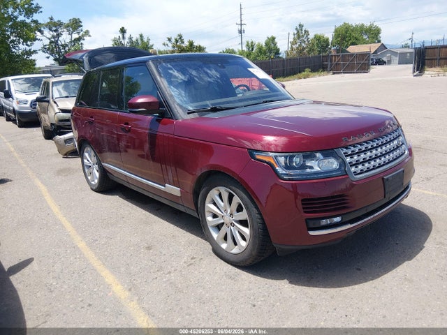 Aukcja sprzedaży 2016 Land Rover Range Rover 3.0l V6 Supercharged Hse, vin: SALGS2VF0GA282039, numer aukcji: 45206253