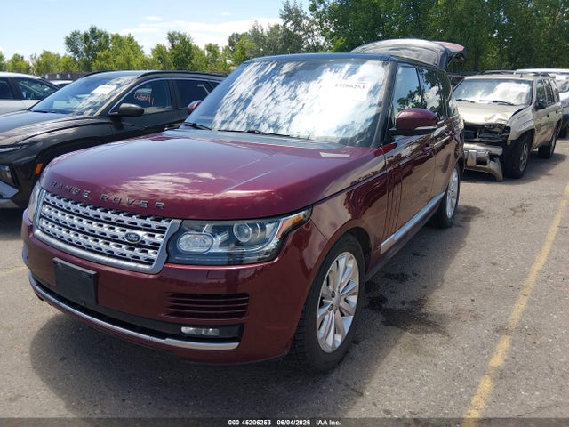 Aukcja sprzedaży 2016 Land Rover Range Rover 3.0l V6 Supercharged Hse, vin: SALGS2VF0GA282039, numer aukcji: 45206253