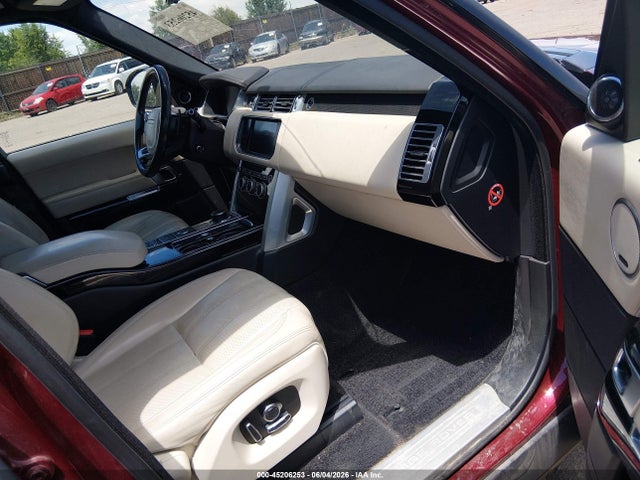 Aukcja sprzedaży 2016 Land Rover Range Rover 3.0l V6 Supercharged Hse, vin: SALGS2VF0GA282039, numer aukcji: 45206253