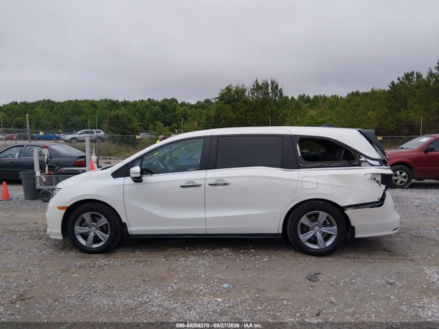 2018 Honda Odyssey Ex-l მანქანა იყიდება აუქციონზე, vin: 5FNRL6H79JB058792, აუქციონის ნომერი: 45206270
