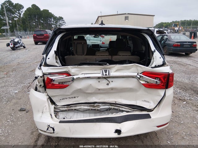 2018 Honda Odyssey Ex-l მანქანა იყიდება აუქციონზე, vin: 5FNRL6H79JB058792, აუქციონის ნომერი: 45206270