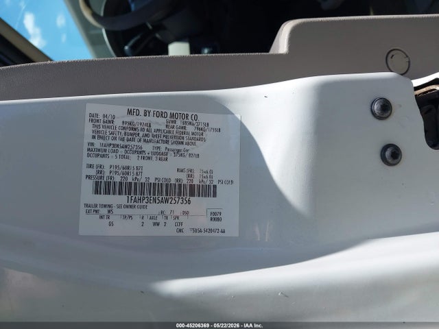 Продаж на аукціоні авто 2010 Ford Focus S, vin: 1FAHP3EN5AW257356, номер лоту: 45206369