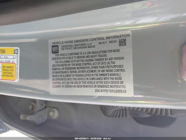 2GC4YPEY2R1250519 Chevrolet Silverado 2500hd 4wd Standard Bed Ltz