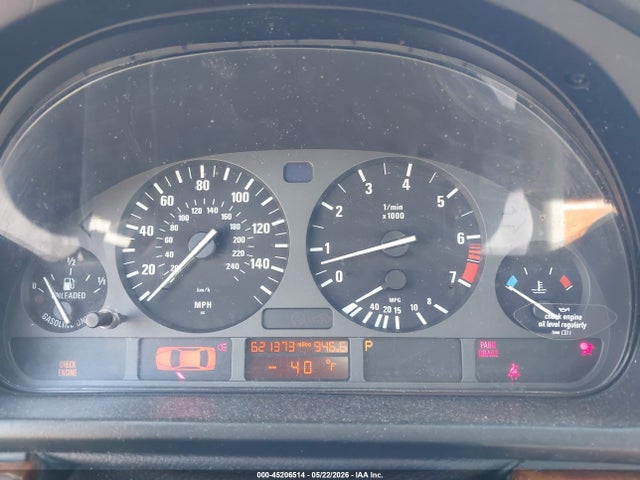 45206514 :رقم المزاد ، WBADD6329VBW20649 vin ، 1997 Bmw 528i مزاد بيع