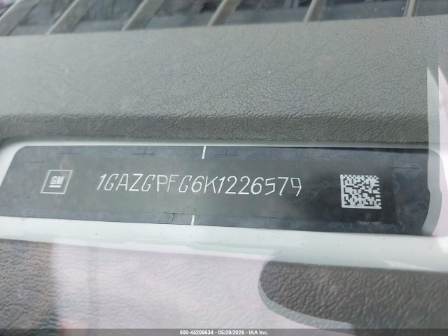 Aukcja sprzedaży 2019 Chevrolet Express 3500 Lt, vin: 1GAZGPFG6K1226579, numer aukcji: 45206634