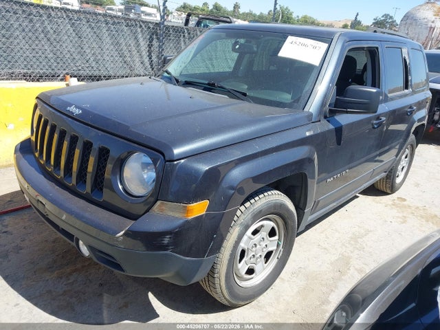 2014 Jeep Patriot Sport მანქანა იყიდება აუქციონზე, vin: 1C4NJPBB8ED793283, აუქციონის ნომერი: 45206707
