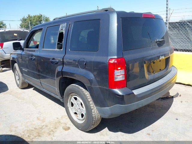 2014 Jeep Patriot Sport მანქანა იყიდება აუქციონზე, vin: 1C4NJPBB8ED793283, აუქციონის ნომერი: 45206707