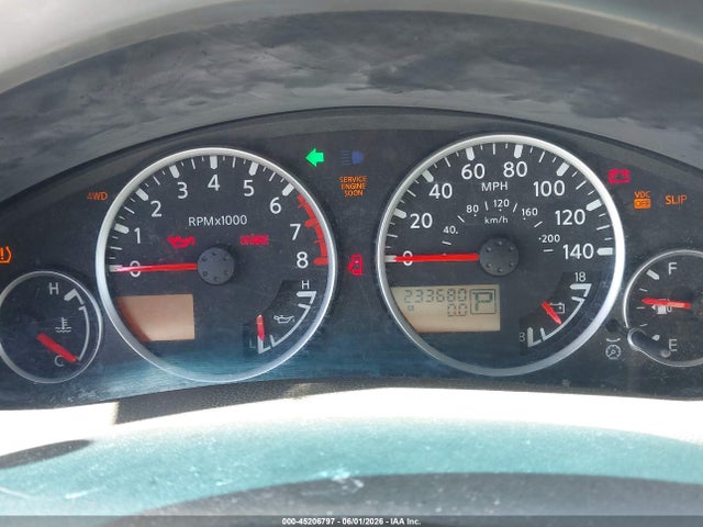 2005 Nissan Pathfinder Le მანქანა იყიდება აუქციონზე, vin: 5N1AR18WX5C770667, აუქციონის ნომერი: 45206797