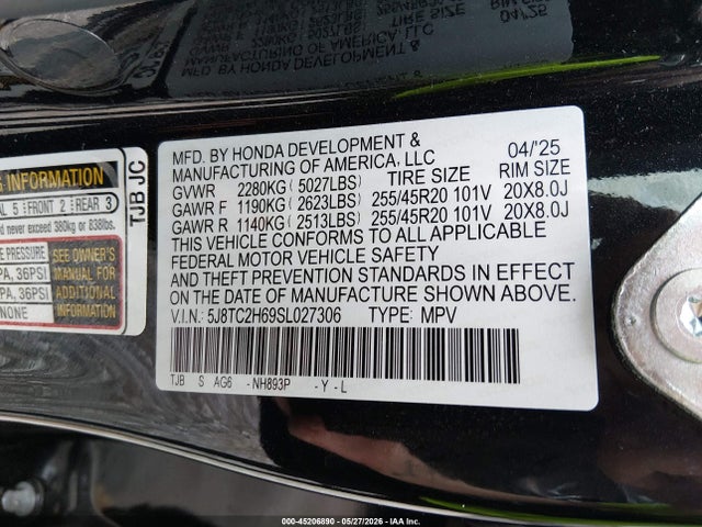 Acura Rdx A-spec 2025 5J8TC2H69SL027306 Image 9