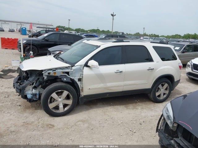 2010 Gmc Acadia Slt-1 მანქანა იყიდება აუქციონზე, vin: 1GKLRMED0AJ162247, აუქციონის ნომერი: 45206931